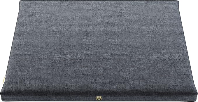Mindful & Modern Zabuton Meditation Mat - Cotton Filled Yoga and Meditation Pad - Zabuton Meditation Cushion for Kneeling and Sitting Support - Large Rectangular Sitting Floor Pillow for Bench or Zafu