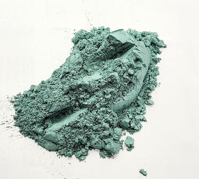 Pearl Mica Powder Pigment Dye - 500 grams (1.1 lbs) - Best Bulk Price for Fine Arts, Crafting, Painting, Bath bomb Soap Candle Slime Jewelry Making, Epoxy Resin, Woodworking (Green AG01)