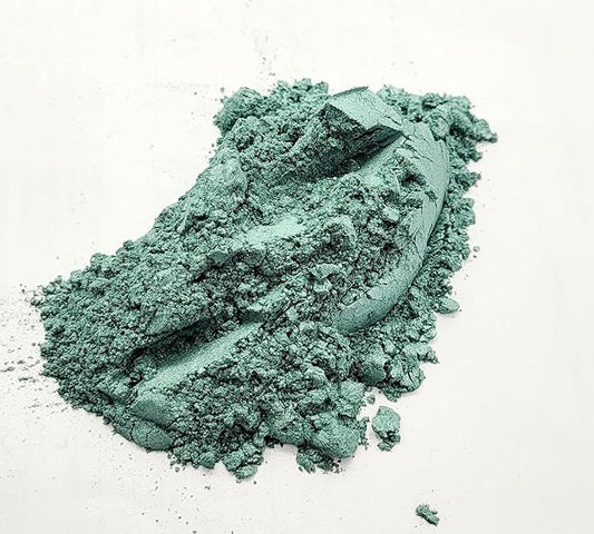 Pearl Mica Powder Pigment Dye - 500 grams (1.1 lbs) - Best Bulk Price for Fine Arts, Crafting, Painting, Bath bomb Soap Candle Slime Jewelry Making, Epoxy Resin, Woodworking (Green AG01)