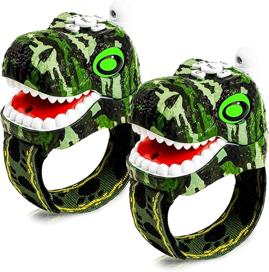 Dinosaur Walkie Talkies for Kids 2 Way Radios Toys for Boys Girls Ages 3-12 Long Range, 3 Channels Outdoor Adventure, Camping, Hiking Gifts Birthday Gifts Christmas Stocking Stuffers