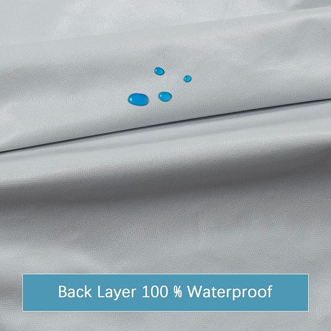 Queen Mattress Protector Waterproof, Noiseless & Soft Coverage Queen Size Mattress Cover Fitted Sheets with Deep Pocket up to 14", Super Breathable & Easy Wash Mattress Protector