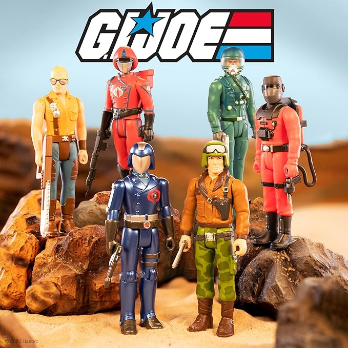 Super7 G.I. Joe Barbecue - 3.75" G.I. Joe Action Figure with Accessory Classic Cartoon Collectibles and Retro Toys