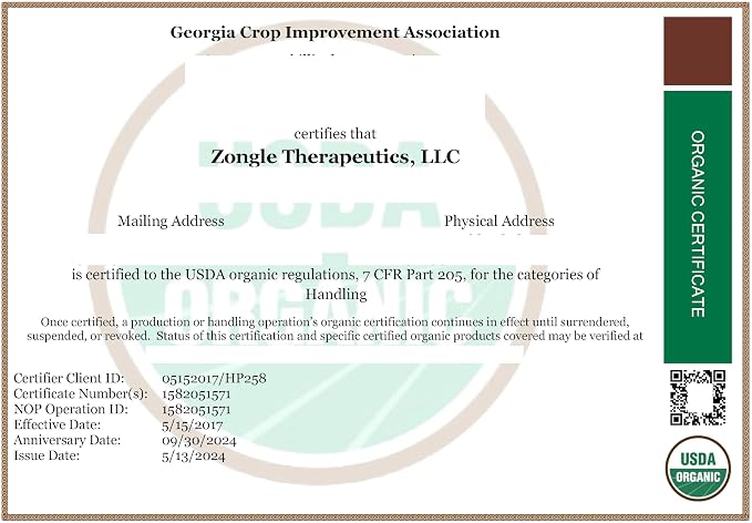 Zongle Therapeutics Organic, Pumpkin Seed Oil, Supplement, for Hair Growth – 100% Pure, Pumpkin Seed Oil, Cold Pressed, 4 OZ