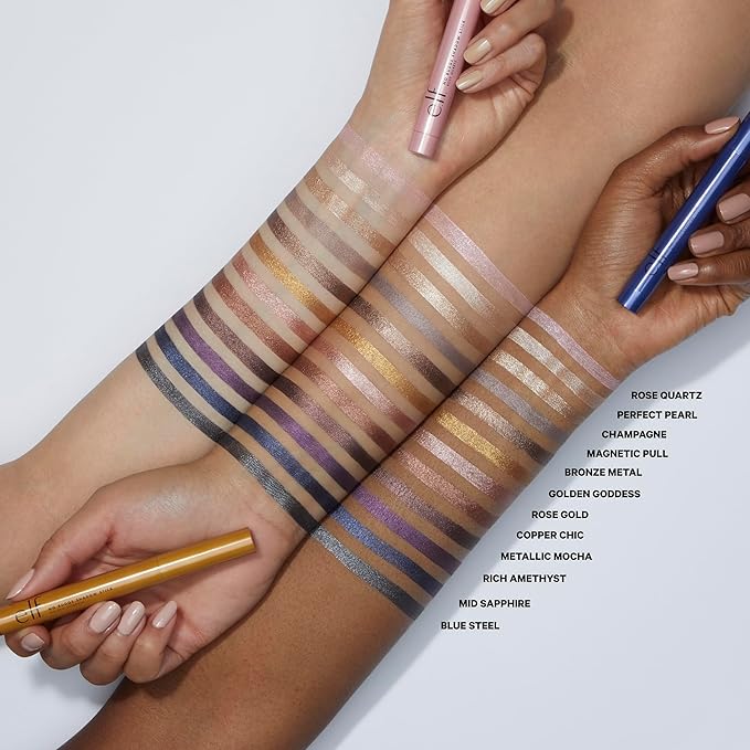 e.l.f. No Budge Shadow Stick, Longwear, Smudge-Proof Eyeshadow, Twist-up Design & Built-in Sharpener, Vegan & Cruelty-Free, Rich Amethyst