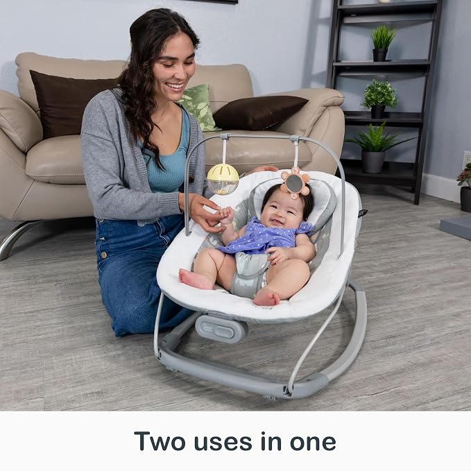 Smart Steps® My First Rocker 2 Bouncer, Two of a Kind Grey