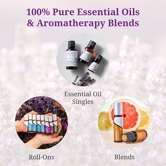 Aromatics International Premium Organic Artisan Lavender Essential Oil 18ml | 100% Pure Essential Oil for Diffusion & Aromatherapy