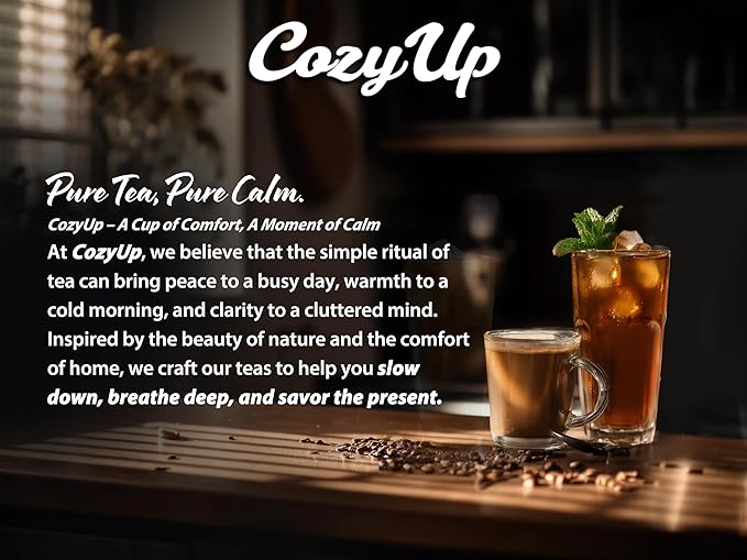 Cozy Up Black Tea K-Cup Pod, 36-Count, Compatible with Keurig Brewers
