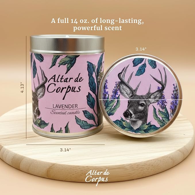 14 Oz Spring Candles for Home - Large Candle Lavender Lilac - Mothers Day Gifts - Luxury Candles for Men - Premium Soy Candle Blend - Bathroom Decor