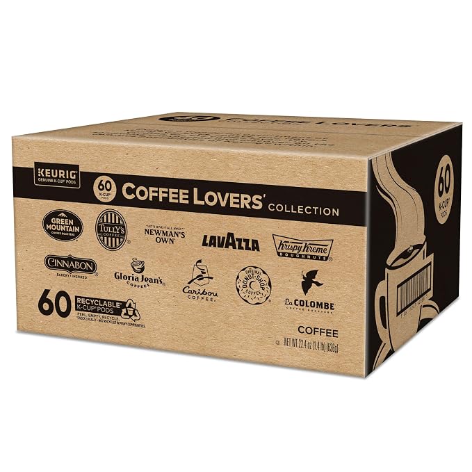 Keurig® Coffee Lover's Collection Variety Pack, Keurig Single Serve K-Cup Pods, 60ct
