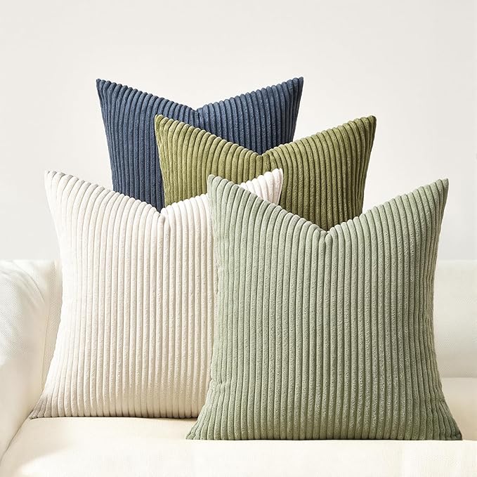 Topfinel Summer Pillow Covers 16x16 Pack of 4 Decorative 16x16 Inch Velvet Boho Pillow Covers Muted Teal for Bed Accent Modern Pillowcase Sofa Livingroom Home Decor
