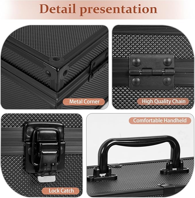 Toploaders Storage Box for 3" x 4" 35pt Rigid Card, Top Loader Storage with 3 Partition Holds 200+ Toploaders, Magnetic Card Holders