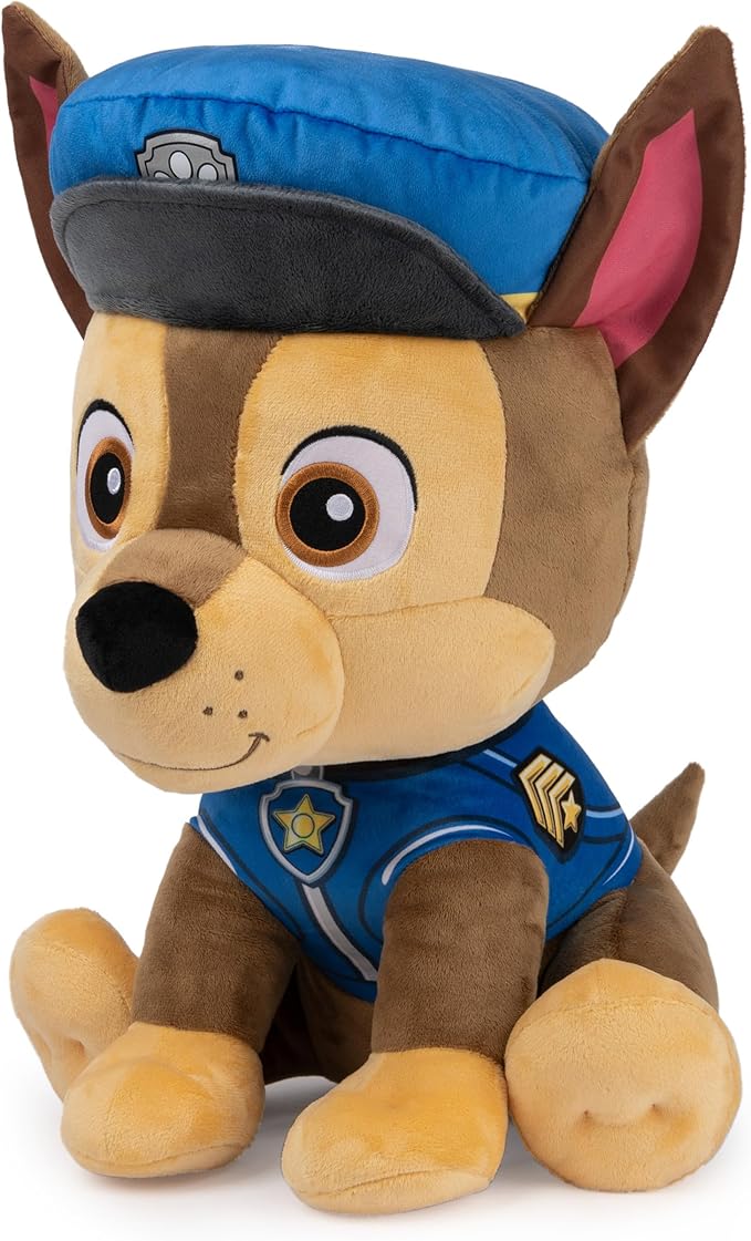 GUND PAW Patrol Chase Plush, Official Toy from The Hit Cartoon, Stuffed Animal for Ages 1 and Up, 16.5” (Styles May Vary)