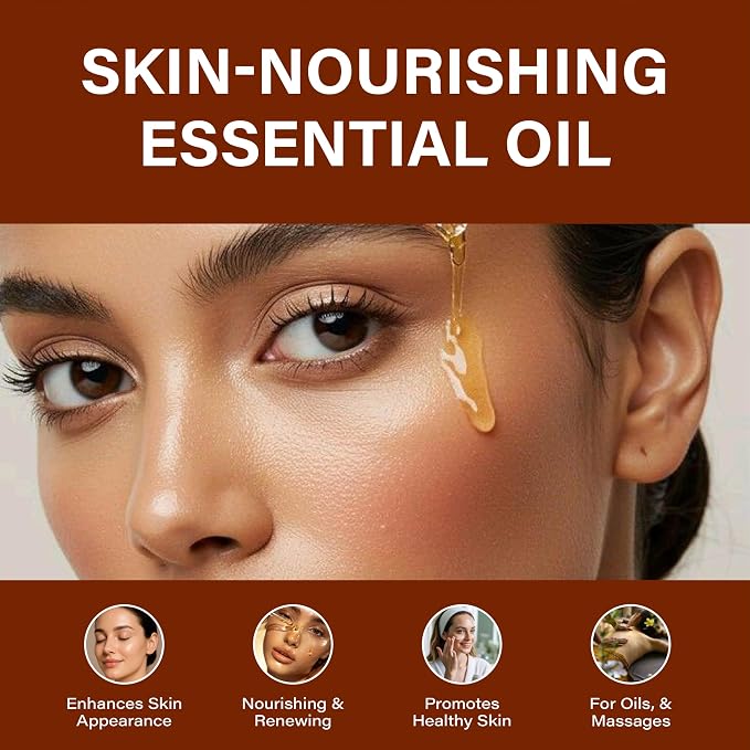Frankincense Neglecta Essential Oil - Steam Distilled Boswellia Neglecta, Resin Oil, Warm Woody Aroma Base Note for Aromatherapy, Skincare, Massage, and DIY Cosmetic Blends - Ethiopia - 10 ml