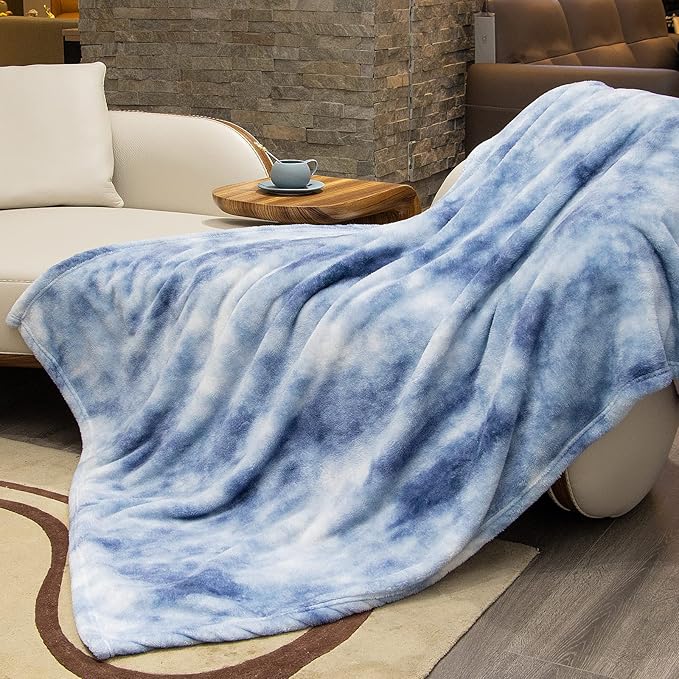 Grey Fleece Throw Blanket, Soft Plush Flannel Blanket for Sofa Couch Bed, Cozy Soft Lightweight Throw Blankets, Luxury Home Decor Throw, Camping Travel Picnic Outdoor Blanket Bedding for Women