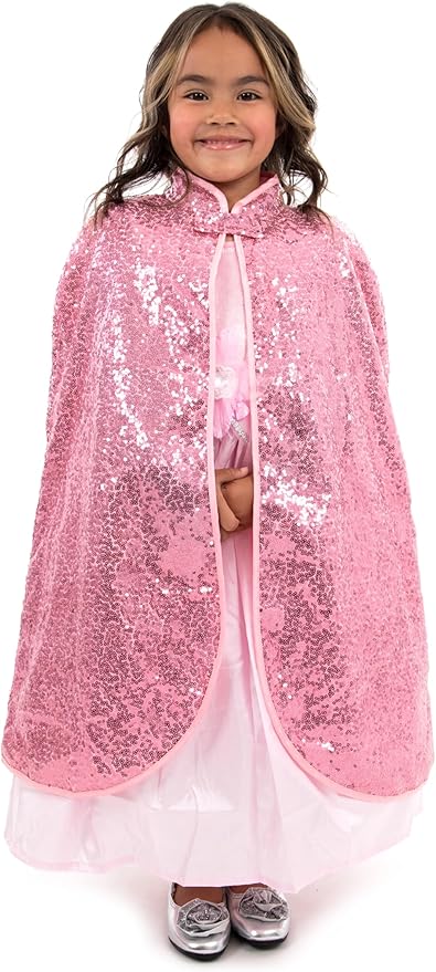 Little Adventures Shimmer Cloak Costume Dressup Ages 3-8 Machine Washable Child Pretend Play& Party Dress Up with No Glitter