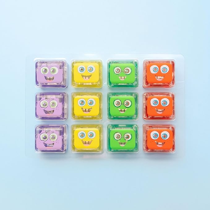 Glo Pals Water-Activated Light-Up Cubes for Sensory Play – 12 Pack - Valentine Day Gift