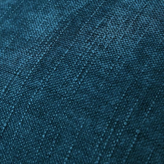 Set of 4 Soft Textured Decorative Throw Pillow Covers 18x18 Inch Cozy Farmhouse Cushion Cover Square Accent Pillow Cases for Bed Couch Sofa Living Room, Teal