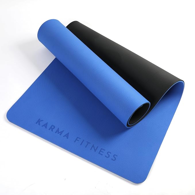 Large Exercise Mat – Extra Thick 10mm Workout Mat (72"x32") – Non-Slip TPE Yoga Mat for Women & Men – Pilates, HIIT, Fitness & Home Gym Mat – Includes Free Carry Bag