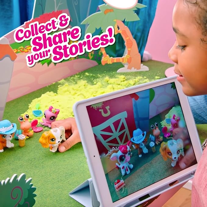 Littlest Pet Shop- Sweet & Stylish Bundle Set - Series 4 - Gen 7 Authentic LPS Bobble Head Toy Figure, Collectible Toy Animal, Ages 4+