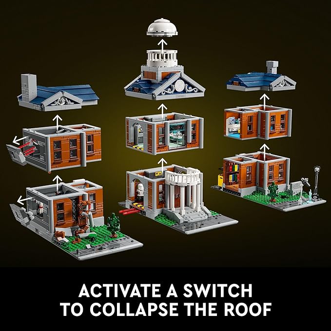 LEGO Marvel X-Men The X-Mansion Building Set - Marvel Collectibles DIY Craft Kit for Adults, Ages 18+ - Buildable Xavier Institute with 10 Minifigures - Gift Idea for Superhero Fans - 76294