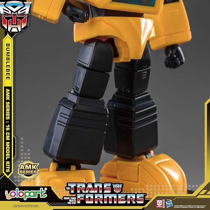 YOLOPARK Bumblebee Transformers Toy,AMK Series 6.3 Inch Highly Articulated Transformers G1 Action Figures with Weaponry for Adults Boys Girls,No Converting