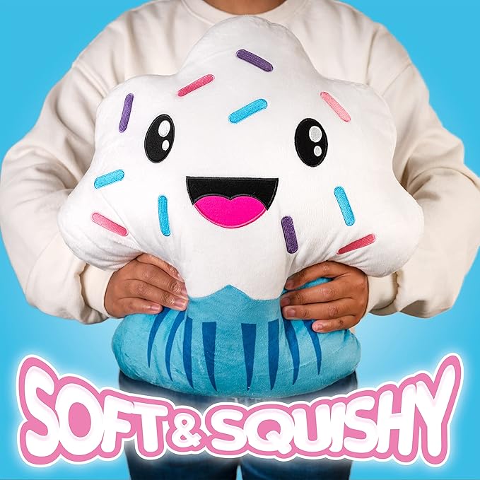 Scentco Smillows - Gourmet Scented Stuffed Plush Pillows (Cupcake) - Accent, Throw, Decorative, Fun Pillows - Kids Room Decor, Gift for Kids