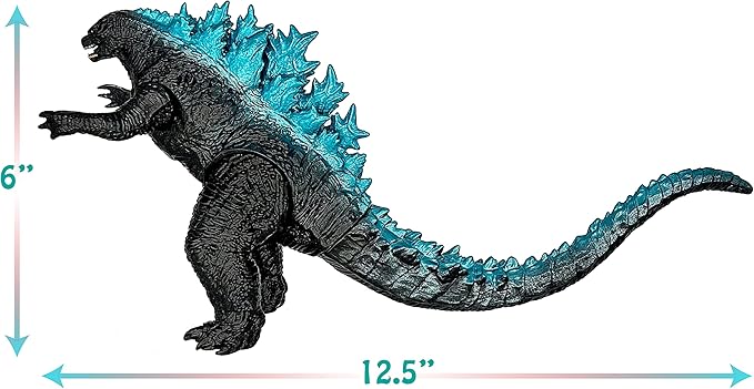 TwCare Set of 2 Dinosaur Shin Figure King of The Monsters Toys, 2021 Dragon Movable Joints Action Movie Series Soft Vinyl, Carry Bag