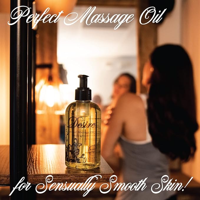 Date Night Sensual Indulgence Bundle: Passion Tropical & Desire Vanilla Massage Oils