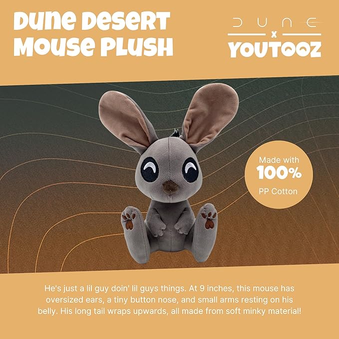 Youtooz Dune Desert Mouse Plush – 9-Inch Collectible Figure from The Dune Collection