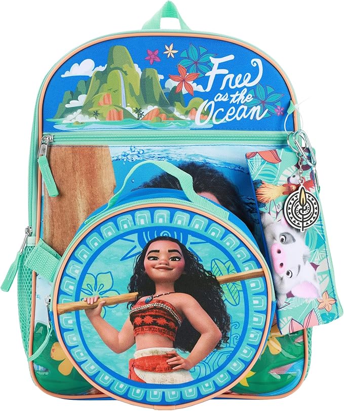 BIOWORLD Womens Kid Disney Princess Backpack (Little Kid/Big Kid) Blue Onesize