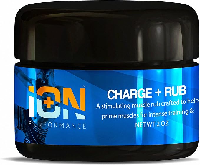 Creatine Muscle Rub iON Performance Athlete Warmup Rub with Cayenne, Creatine, Shea Butter and Orange Essential Oil. Perfect for pre-Game Muscle Massage, Leg, Back and Body. Race, Fight Prep