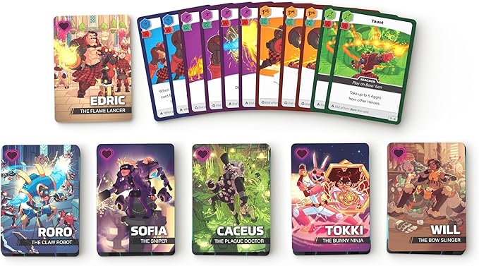 Wiggles 3D One-Hit Heroes | Cooperative Boss Battle Card Game Tense 1-HP Combat | Deck Builder Strategy | Ages 10+ | 1–4 Players