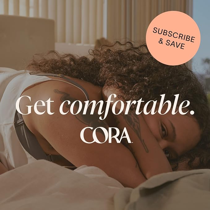 Cora Organic Applicator Tampons | Regular & Light Absorbency | 100% Organic Cotton, Unscented, BPA-Free Compact Applicator | Leak Protection | Packaging May Vary | 72 Total