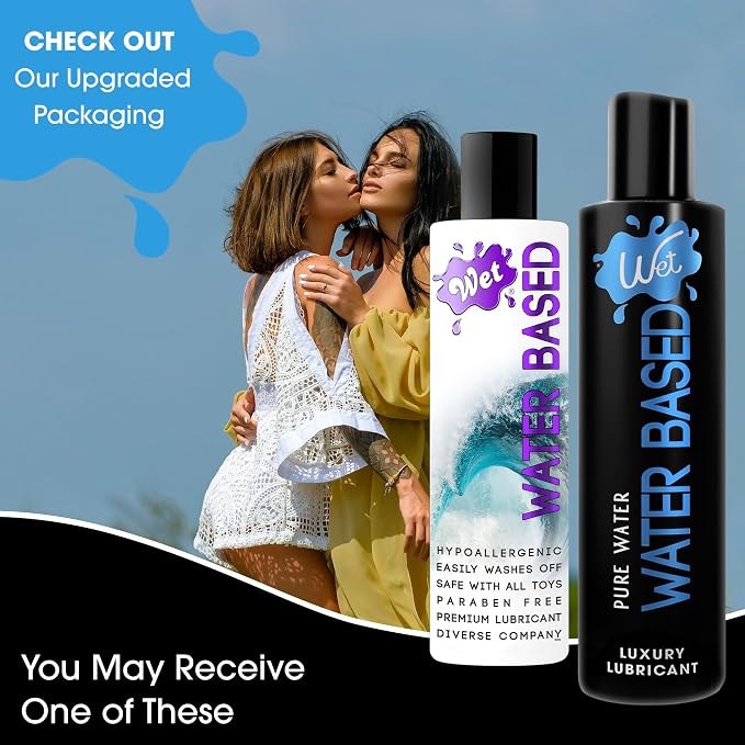 Wet Silver Water-Based Lubricant | Long-Lasting, Original Premium Formula | Vegan, pH-Balanced, Hypoallergenic, Paraben-Free, Non-staining | Lube for Men, Women & Couples, 4.2 fl oz