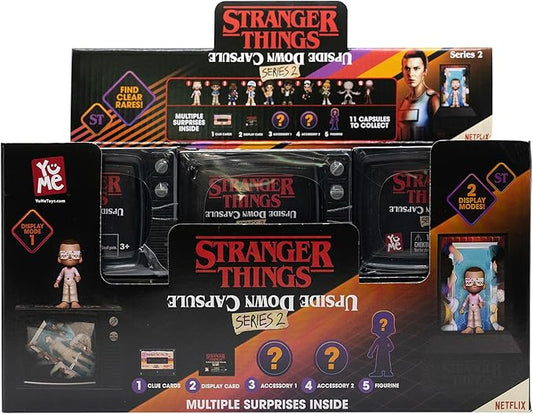 YuMe Official Stranger Things Upside Down Mystery Capsules Series Two Action Figures Toys 12 Pack
