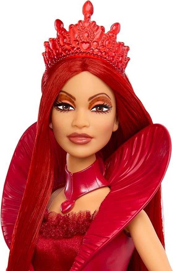 Mattel Disney Descendants: The Rise of Red – Queen of Hearts Fashion Doll with Movie-Inspired Royal Gown & Accessories, Includes Doll Stand