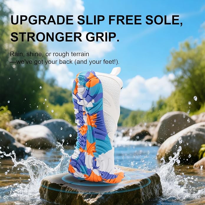 ELETON Barefoot Shoes Women Men Footwear, Wide Toe Box Hiking Zero Drop Non-Slip Quick-Dry River Boat Pool Beach Water Shoes, Lightweight Swimming Running Walking Sneakers Unisex
