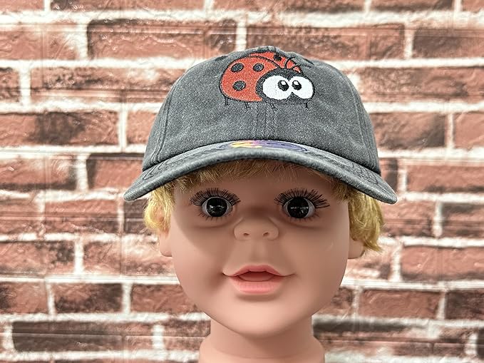 Embroidered Animal Baseball Hats for Boy and Girl