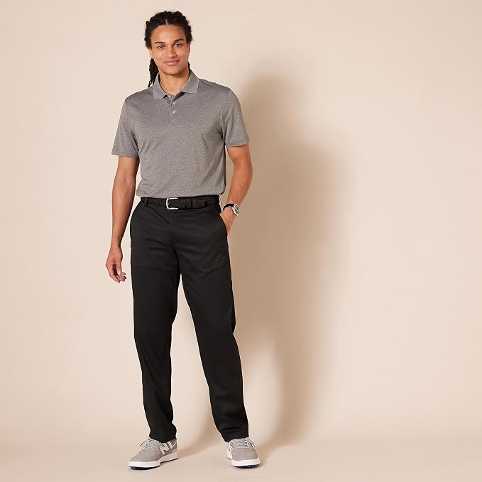 Amazon Essentials Men's Moisture Wicking Golf Polo Shirt, Short Sleeve, Slim-Fit, Quick-Dry, Active Wear