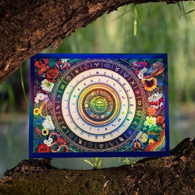 Laser Rainbow Reflection Unique Puzzles for Adults, Puzzle 1000 Pieces, Lucky Tiles & Cosmic Wilds Theme, Difficult Puzzles for Adults, Unique Gifts for Puzzle Lovers