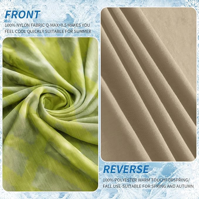 Guohaoi Cooling Blanket for Hot Sleepers and Night Sweats 90"x108" King | Arc-Chill Q-Max >0.5 Cool Fiber,100% Oeko-Tex Certified Lightweight Summer Blanket for Travel/Outdoor Ultra Cold Breathable
