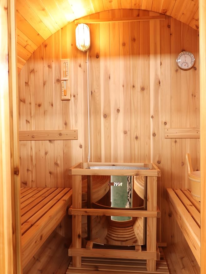 Solace 2-Person Traditional Barrel Sauna