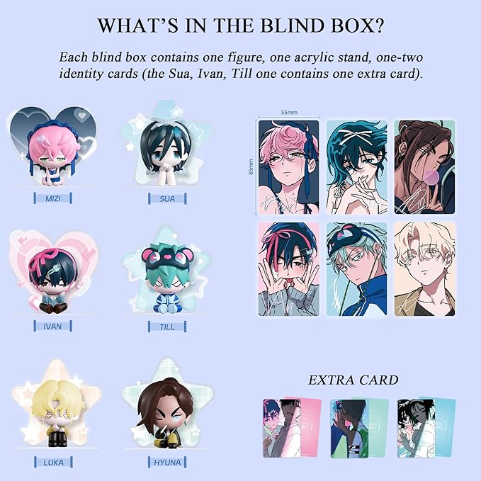 YJacuing Alien Stage Free Stage Series Blind Box Figures, Anime ALNST Officially Licensed Mystery Figurines (Single Box, Contains One Random Character)