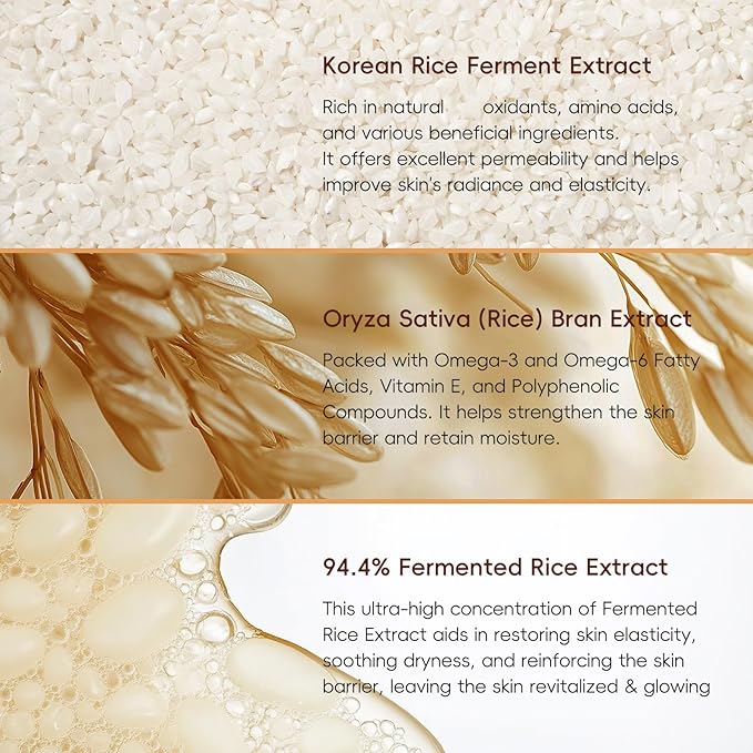 ARAKY Rice Under Eye Cream Roll-On for Dark Circles, Triple Roll & Glow the Skin Around The Eyes, Intense Hydrating & Firming, Serum for Eye Puffiness, Dullness, Dryness, Wrinkle Under The Eyes