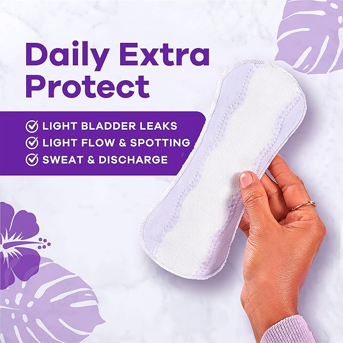 Always Panty Liners for Women Anti-Bunch Xtra Protection Daily Liners, Long, Unscented, 272 Count (Pack of 2)