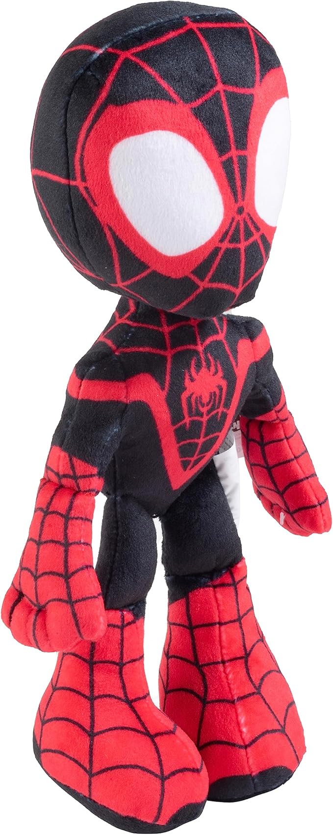 Marvel Spidey and His Amazing Friends 8" Miles Morales/Spin Plush - Spider-Man Stuffed Animal Toy Figure - Officially Licensed - Spider-Verse Gift for Kids, Boys, Girls - 8 Inches