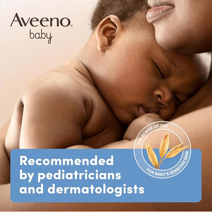 Aveeno Baby Eczema Therapy Moisturizing Cream, Natural Colloidal Oatmeal & Vitamin B5, Baby Eczema Cream for Dry, Itchy, Irritated Skin Due to Eczema, Paraben- & Steroid-Free, 7.3 oz (Pack of 12)