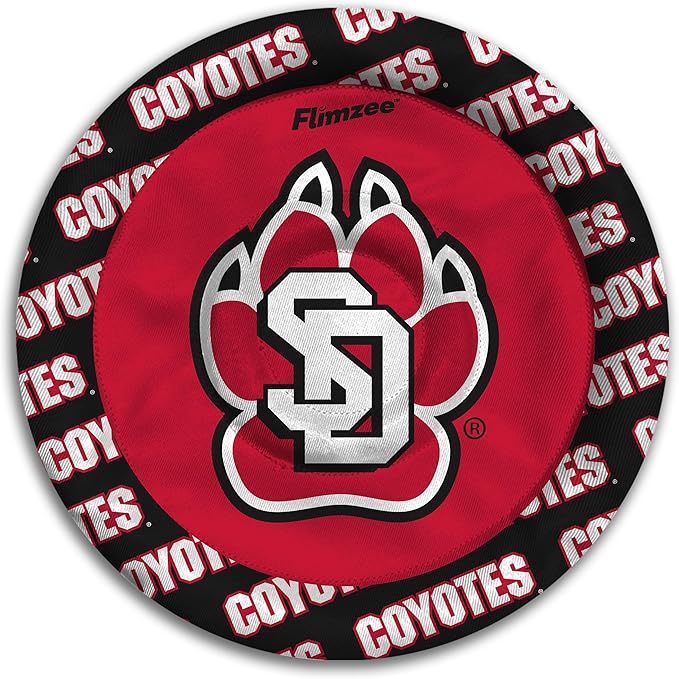 YouTheFan NCAA South Dakota Coyotes Flimzee Bean-Bag Flying Disc