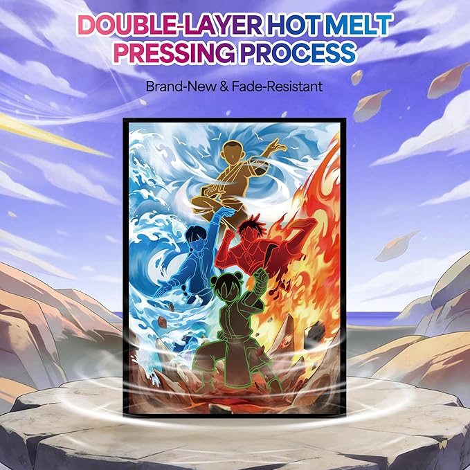 UAONO MTG Card Sleeves - 100 Count Standard Size Matte Art Sleeve, Smooth Shuffling & Ultra Clear Protection, for Magic The Gathering(Chinese Style)