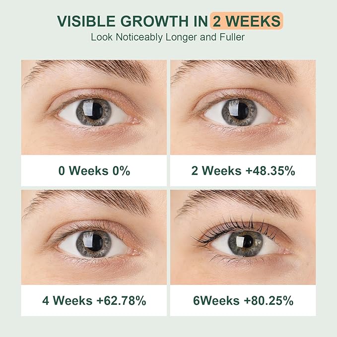 Eyelash Serum, Lash Serums for Thicker, Longer and Fuller Eyelashes, Eyelash Growth Serum